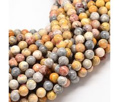 Crazy Lace Agate Beads, 10mm Round Good Multivitamin For Women, Good Vitamins For Women, Best Multivitamin, Beads Work, Beading Crafts, Single Bead, Vitamins For Women, Medium Purple, Beaded Material