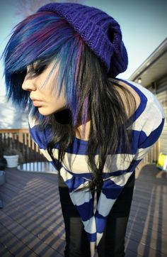 Blonde Pony, Emo Scene Hair, Scene Girl, Black Hair Color, Hair Color Pastel, Emo Hair, Scene Girls, Scene Fashion