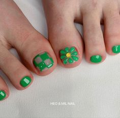 Mesmerizing Nails, Pedicure Designs Toenails, Foot Nail, Toe Nail Color, Asian Nails, Cute Toe Nails, Korean Nails