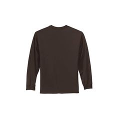 Get the Port & Company® Color Long Sleeve Essential T-Shirt at Michaels. com. Nothing beats this traditional t-shirt in comfort, versatility and casual style. Nothing beats this traditional t-shirt in comfort, versatility and casual style. Details: Available in multiple colors and sizes 6.1-ounce, 100% soft spun cotton Rib knit collar Shoulder to shoulder back neck tape | Port & Company® Color Long Sleeve Essential T-Shirt in Dark Chocolate Brown | Small | Michaels® Classic Brown Cotton T-shirt, Classic Brown Relaxed Fit Tops, Classic Brown Crew Neck T-shirt, Basic Brown Tops With Relaxed Fit, Basic Brown Relaxed Fit Tops, Brown Long Sleeve Cotton T-shirt, Basic Brown Long Sleeve T-shirt, Plain Brown Cotton T-shirt, Relaxed Fit Brown Shirt With Crew Neck