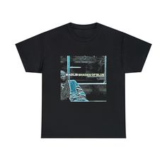 Album Art, Shades Of Blue, Cotton Fiber, Cotton T Shirt, Heavy Cotton, Graphic Prints, Different Colors, Cotton Tshirt