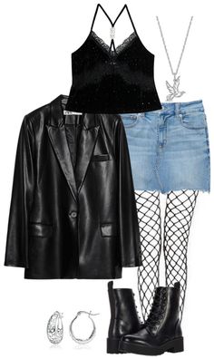 Rockstars gf Outfit | ShopLook Rock Stars Girlfriend Outfits, Rockstar Chic Outfits, Girlfriends Outfits 90s, Rockstar Outfit Ideas, Female Rockstar Outfit, Rock Star Girlfriend Outfit