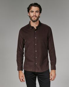 bordeaux-7996 Brown Fall Shirt With Corduroy Collar, Burgundy Shirt For Fall Workwear, Classic Fall Shirt With Corduroy Collar, Brown Business Casual Shirt For Fall, Fall Burgundy Shirt For Work, Burgundy Fall Workwear Shirt, Classic Fall Corduroy Shirt, Classic Collared Corduroy Tops, Corduroy Button Closure Shirt For Work