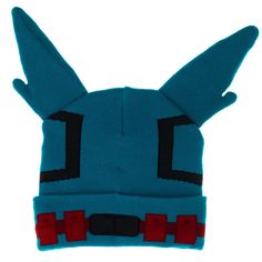 PRICES MAY VARY. 100% Acrylic Drawstring closure Hand Wash Only Get ready to take the role of superhero when you put on this Mens My Hero Academia Deku Anime Beanie! The Deku My Hero Academia Men's Hat is a bright blue knit hat made of acrylic yarn material and designed to mimic Deku. The My Hero Academia Deku Men's Hat features full jacquard art inspired by Deku and has 3D plush ears on the top of the cap. The Men's My Hero Academia Deku Fan Accessory is able to easily stretch to fit most sizes Anime Beanie, My Hero Academia Deku, Deku Cosplay, Large Crossbody Bags, Suit Up, Knit Hat, Hat Making, My Hero, Knitting Designs