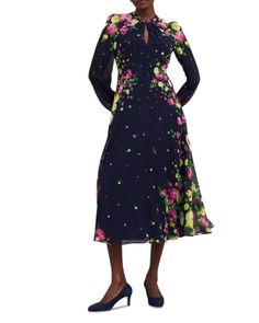 Hobbs London Eva Floral Print Silk Midi Dress Casual Fall Jacket, Decorative Bath Towels, Travel Systems For Baby, Hobbs London, Navy Midi Dress, Jo Malone London, Silk Midi Dress, Fall Outfits Women, Womens Midi Dresses