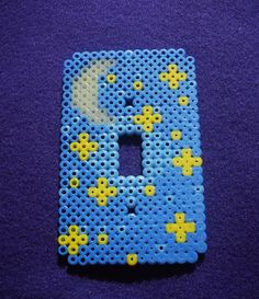 a phone case made out of perler beads