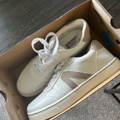 Brand New Shoes Never Worn Spring Medium Width Flat Heel Sneakers, Casual Medium Width Sneakers For Spring, Mia Shoes, White Sneakers Women, White Sneakers, New Shoes, Womens Shoes Sneakers, Shoes Sneakers, Brand New