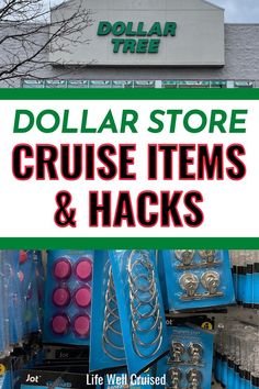 dollar store cruise items and hacks