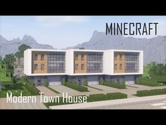 the modern town house is in minecraft