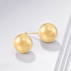 Ross-Simons - 6mm 14kt Yellow Gold Shiny Bead Drop Earrings. Subtle and sensational shiny round 6mm beads gracefully drop from these leverback earrings for a design that won't go out of style. Hanging length is 7/8". 14kt yellow gold earrings. Classic Gold Earrings With Round Beads, Classic Nickel-free Earrings With Round Beads, 14k Gold Earrings With Round Beads, Gold Earrings With 14k Round Beads, Classic Formal Earrings With Round Beads, Classic Nickel-free Round Bead Earrings, Everyday Yellow Gold Round Bead Earrings, Yellow Gold Round Beads Earrings, 14k Yellow Gold Round Bead Earrings