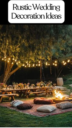 rustic wedding decoration ideas