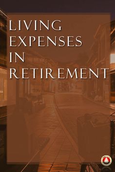 a book cover with the title living experiences in retirement written on it's front