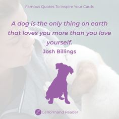 a woman kissing her dog with the caption'a dog is the only thing on earth that loves you more than you love yourself '