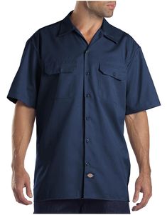 PRICES MAY VARY. 65% Polyester, 35% Cotton Imported Button closure Machine Wash Flex fabric for comfort and ease of movement Improved breathability Generous fit across shoulders and sleeve length Pencil division in left pocket Modeled after Dickies popular work shirt Dickies Workwear, Twill Shirt, Work Shirt, Pullover Jacket, Oxford Shirt, Poplin Shirt, Check Shirt, Long Sleeve Polo, Henley Shirts