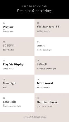 some type of font that is in different colors and sizes, with the names below it