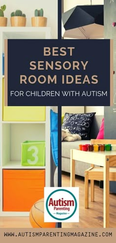 Find out how to make the perfect sensory room for your child. This guide contains practical ideas you can implement right away #sensory #autism Sensory Room Ideas, Sensory Bedroom, Sensory Wall, Sensory Room, Therapy Room, Sensory Bins