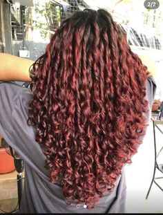 Red Highlights In Brown Hair Curly, Short Burgundy Hair, Red Highlights In Brown Hair, Red Balayage Hair, Cherry Hair Colors, Which Hair Colour, Maroon Hair, Wine Hair