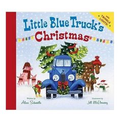 the little blue truck's christmas story book