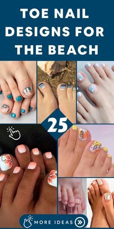 Elevate your beach style with stunning nail art designs that capture the essence of sun, sand, and sea! Our talented nail artists can craft intricate designs featuring starfish, seahorses, or vibrant beach umbrellas. Whether you prefer a fun and whimsical vibe or a chic nautical theme, your toes will become a striking accessory to your beach look. Step into our salon to experience toe nails that will transform you into a true beach goddess. Cruise Pedicure, Cruise Toe Nails, Vacation Toenails, Beach Toes Pedicure, Beach Pedicure Ideas, Beach Toenails, Toe Nail Designs For Summer, Vacation Pedicure Ideas