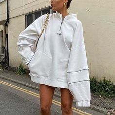 Leisure Dress, Collar Sweatshirt, Loose Hoodie, Women Sweatshirts, Causual Outfits, Sweatshirts Online, Pocket Top, Women Hoodies Sweatshirts, Streetwear Women