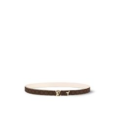 LOUIS VUITTON® - Pretty Lv Enamel 20mm Reversible Belt - White Monogram Jewelry Louis Vuitton Official, Elegant Belt, Louis Vuitton Gifts, Mm Monogram, Trunk Bag, Reversible Belt, Wallet Pouch, Louis Vuitton Official, Buckle Shoes