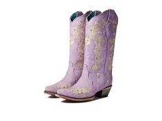 Corral Boots A4241 - Women's Shoes : Lilac : Make a bold statement wearing the Corral Boots A4241. Man-made upper. Man-made lining. Slide closure. Allover intricate textures and embellishments. Snip toe silhouette. Man-made outsole. Imported. Measurements: Weight: 1 lb 9 oz Product measurements were taken using size 9, width B - Medium. Please note that measurements may vary by size. Weight of footwear is based on a single item, not a pair. Chic Embellished Fitted Boots, Formal Western Boots For Spring, Fitted Snip Toe Boots For Galas, Embellished Closed Toe Boots For Formal Occasions, Elegant Embellished Snip Toe Boots, Designer Embellished Fitted Boots, Formal Embellished Closed Toe Boots, Spring Embellished Boots With Round Toe, Fitted Embellished Boots With Pointed Toe