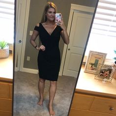 This Little Back Wrap Dress Is The Best! Made With Stretch Material This Dress Is Actually Comfy To Wear! It Has Ruching In All The Right Places Which Make It Flattering On Every Body Type. I Personally Love The Cold Shoulder Detail That Make It Pop Even More! Originally Priced At $130 And Never Worn!!! Size 4, Asking $75 Ralph Lauren V-neck Party Dress, Chic Ralph Lauren Party Dress, Chic Black Ralph Lauren Dress, Elegant Ralph Lauren Dress For Night Out, Elegant Black Ralph Lauren Dress, Fitted V-neck Midi Dress By Ralph Lauren, Fitted Ralph Lauren V-neck Midi Dress, Ralph Lauren Fitted V-neck Midi Dress, Ralph Lauren Fitted Midi Dress With V-neck