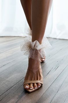 Shimmy Anklet | Bridal Accessories – Grace Loves Lace US Elegant Ankle Strap Anklets For Party, Elegant Party Heels With Tulle Material, Elegant Party Heels In Tulle, Ankle Strap Tulle Heels For Parties, Open Toe Tulle Heels For Party, Tulle Ankle Strap Heels For Party, Tulle Open Toe Heels For Party, Spring Party Heels With Tulle Material, Spring Party Tulle Heels