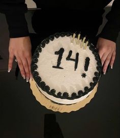 #14 #birthday 14th Birthday Cake For A Girl, 14th Birthday Party Cake Ideas, Cakes For Teens Girls Birthday, Grunge Bday Cake, Birthday Cakes 14th Birthday, Teens Birthday Cake, 14th Birthday Cake Aesthetic Girl, Cake Inspo For 14th Birthday, Birthday Cake Ideas 14th