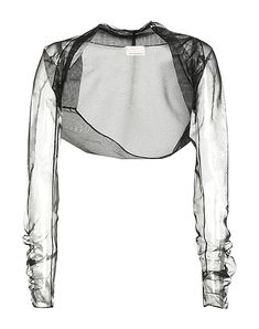 PINKO | Black Women‘s Shrug | YOOX Elegant Long Sleeve Nylon Tops, Sheer Evening Tops For Winter, Evening Tops With Mesh Long Sleeves, Long Sleeve Tops With Mesh Sleeves For Evening, Evening Tops With Long Mesh Sleeves, Evening Long Sleeve Top With Mesh Sleeves, Nylon Long Sleeve Tops For Fall, Long Sleeve Nylon Tops For Fall, Chic Long Sleeve Nylon Mesh Top