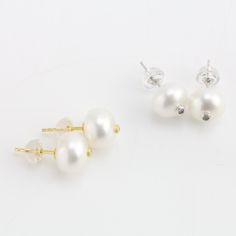 Item No: ERS126 Item: freshwater pearl stud Size: from 8mm to 12mm Shape: button Quality: AAA ,best gem quality. Luster: good Surface: No spots Color: ivory ,white Stud: Sterling silver (S925 ) white gold plated or yellow gold plated Accessory: rhinestone embed silver 925 Packing: beautiful gift box; Pearl Drop Earrings Gift Round Cut, Pearl Embellished Cubic Zirconia Earrings As Gift, Round Cut Pearl Drop Earrings For Gift, Pearl White Cubic Zirconia Pearl Earrings, White Sterling Silver Pearl Earrings Round Cut, Pearl Earrings With Cubic Zirconia, Cubic Zirconia Pearl Earrings, Diamond White Pearl Earrings As A Gift, White Round Cut Pearl Earrings