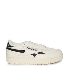 Reebok Women's Club C Double Sneaker Fashion Athletic Shoes, Reebok Club C Double, Reebok Logo, Reebok Club C, Club C, Reebok Shoes, Reebok Women, Womens Reebok