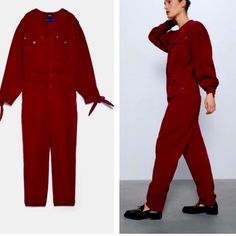 Questions? Leave A Comment Below! Trendy Winter Workwear Jumpsuits And Rompers, Zara Long Sleeve Jumpsuits And Rompers For Fall, Zara Long Sleeve Jumpsuits For Fall, Trendy Zara Jumpsuits And Rompers With Long Sleeves, Chic Zara Jumpsuits And Rompers For Fall, Pant Trousers Women, Gingham Pants, Floral Print Jumpsuit, Zara Jumpsuit