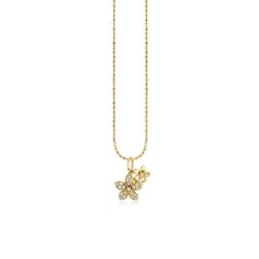 Gold & Diamond Small Double Plumeria Charm - Sydney Evan Fine Jewelry Yellow Gold Flower Charm Necklaces, Yellow Gold Flower-shaped Necklaces With Charms, Yellow Gold Flower Necklaces With Charms, Yellow Gold Flower-shaped Necklace With Charms, Yellow Gold Flower Charm Pendant Necklace, Yellow Gold Pendant Charm Necklace With Flower, Sydney Evan, Cute Necklace, Flower Charm