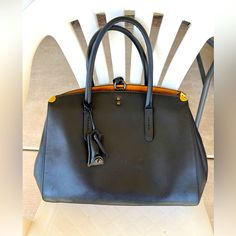 Beautifully Black Glovetanned Leather Coach Satchel. Great Statement Bag. The Inside Is Leather Lined And In Very Good Condition. Few Scratches But Hardly Noticeable. Coach Satchel, Statement Bag, Leather Coach, Leather Satchel, Coach Bags, Satchel, Bag Lady, Leather, Women Shopping