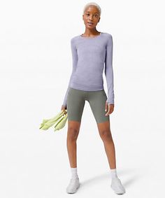 Swiftly Tech Long Sleeve 2.0 | Women's Long Sleeve Shirts | lululemon Lululemon Technical Activewear For Gym, Lululemon Crew Neck Athletic Fit Activewear, Lululemon Crew Neck Activewear For Training, Lululemon Compressive Crew Neck Activewear, Lululemon Stretch Activewear With Crew Neck, Functional Long Sleeve Activewear By Lululemon, Lululemon Long Sleeve Athletic Fit Activewear, Lululemon Technical Yoga Tops, Long Sleeve Sports Activewear By Lululemon