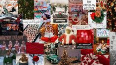 a collage of christmas pictures and photos