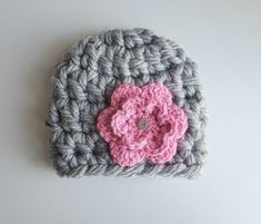 This Chunky hat is IN STOCK and ready to ship in the sizes available here.  Hats from my clearance section of my shop will ship quickly.  All items in my shop are handmade by me in Michigan ❤ Shop Main Page  https://www.etsy.com/shop/sweetlittlesbtq Rush shipping is available for an additional cost, please message me for details.  If you need your order by a certain date, send me a message!  I will do my best to meet your deadline. Shipping always includes USPS tracking and orders above 35$ from Pink Crochet Hat Made Of Yarn As A Gift, Cute Crochet Hat As Gift, Pink Yarn Crochet Hat For Gift, Pink Crochet Yarn Hat As Gift, Adjustable Pink Crochet Hat As Gift, Pink Crochet Hat As A Gift, Handmade Pink Crochet Hat As Gift, Cute Pink Crochet Beanie, Cute Pink Crochet Hat