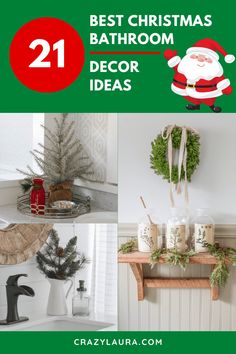 the best christmas bathroom decor ideas