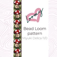 the bead loom pattern is designed to look like an old - school video game