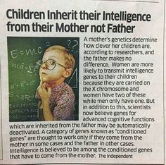 a newspaper article with an image of a child in front of a blackboard