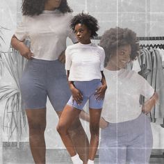 Decide which length you prefer and try these out! #fashion #shorts #clothing #clothes #streetwear #stretch #soft Clothes Streetwear, Fashion Shorts, Life Color, Biker Short, Sleek Look, Biker Shorts, If You Love, Jeans Dress, Blue Grey