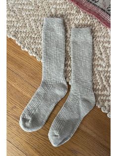 We were dreaming of a chunky, beautiful knit sock for your vintage dresses and nouveau Little House on the Prairie looks. These natural, cotton blend socks are romantically rustic and can be worn scrunched or folded. Care Instructions: Machine wash cold, tumble dry low. Do not iron. Do not bleach. One size fits most (US women's size 6-10)Made of 90% Cotton 8% Polyester 2% SpdxMade in Korea Cottage Socks, Bar Apron, Socks Ideas, Hair Necklace, Cocktail Book, Back Bag, Eye Pillows, Knit Wrap, Back Jewelry