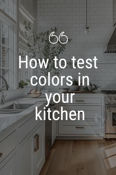 Ready to make your kitchen the perfect shade of your dreams? 🏠✨ Learn how to easily test colors in your kitchen so that you can create your ultimate cooking space! It's fun, easy-peasy, and oh-so-colorful! 🎉 Kitchen Renovation Diy Ideas, Popular Kitchen Colors, Kitchen Color Trends, Kitchen Renovation Design, Best Kitchen Colors, Kitchen Renovation Inspiration, Kitchen Design Color, Farmhouse Kitchen Remodel, Diy Kitchen Renovation