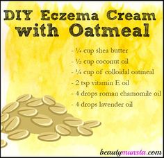 Dry itchy and inflamed eczema patches can hurt pretty bad. That’s why you need something soothing like oatmeal to calm the irritated skin. Enter our all natural DIY Eczema Cream with Oatmeal that soothes and calms irritated skin! It contains colloidal oatmeal, which is oatmeal that’s grinded to fine powder. This makes it easy to … Honey Lotion, Colloidal Oatmeal, Body Butters, Homemade Beauty, Manuka Honey, Diy Body, Natural Beauty Tips, Diy Skin Care, Homemade Beauty Products