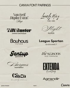 Download royalty-free serif fonts for elegant headlines, professional paragraphs or a modern twist on a classic font family. Best T Shirt Fonts, Best Fonts For T Shirts, Canva Cool Fonts, Canva Design Inspiration, Typography Pairings, Canva Typography, Typography Design Ideas, Fonts For Graphic Design, Graphic Fonts