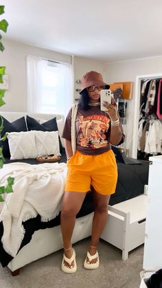 Day Party Attire For Black Women, Streetwear Black Women Outfits Summer, Sporty Date Outfit Summer, Streetwear Heels Outfit, Chic Chill Outfits, Cabin Trip Outfit Black Women Summer, Colorful Summer Outfits Midsize, Cute Chill Outfits Black Women Summer, Outfit Ideas For New Orleans In Summer