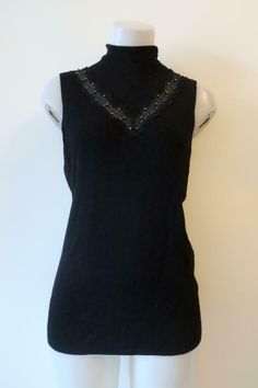 Find Womens Elie Tahari Cheresia Black Sleeveless Wool Sweater L on eBay in the category Clothing, Shoes & Accessories>Women>Women's Clothing>Sweaters. Sweater Lace, Clothing Sweaters, Elie Tahari, Black Sleeveless, Wool Sweater, Wool Sweaters, Sweater Outfits, Sleeveless Top, Little Black Dress