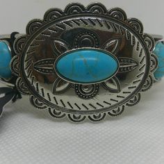 Nwt Paparazzi Canyon Heirloom Blue Bracelet New, Unused Adjustable Southwestern Blue Cuff Bracelet, Southwestern Blue Nickel-free Cuff Bracelet, Southwestern Style Nickel Free Blue Cuff Bracelet, Southwestern Style Blue Nickel-free Cuff Bracelet, Southwestern Blue Cuff Bracelet As Gift, Adjustable Blue Cuff Bracelet For Festivals, Southwestern Style Blue Bangle Bracelets, Southwestern Style Blue Bangle Bracelet, Adjustable Nickel-free Blue Cuff Bracelet