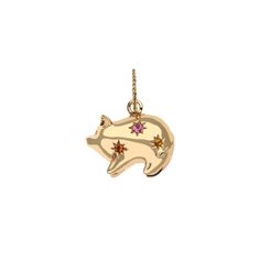 LUCKY Wishful Pig Pendant in Solid Gold – Jane Win Jewelry Unrealistic Wishlist, Jewelry Wishlist, Candy Jewelry, Amethyst Stones, Pink Spinel, Luck Charm, Prom Jewelry, Solid Gold Chains, Yellow Citrine